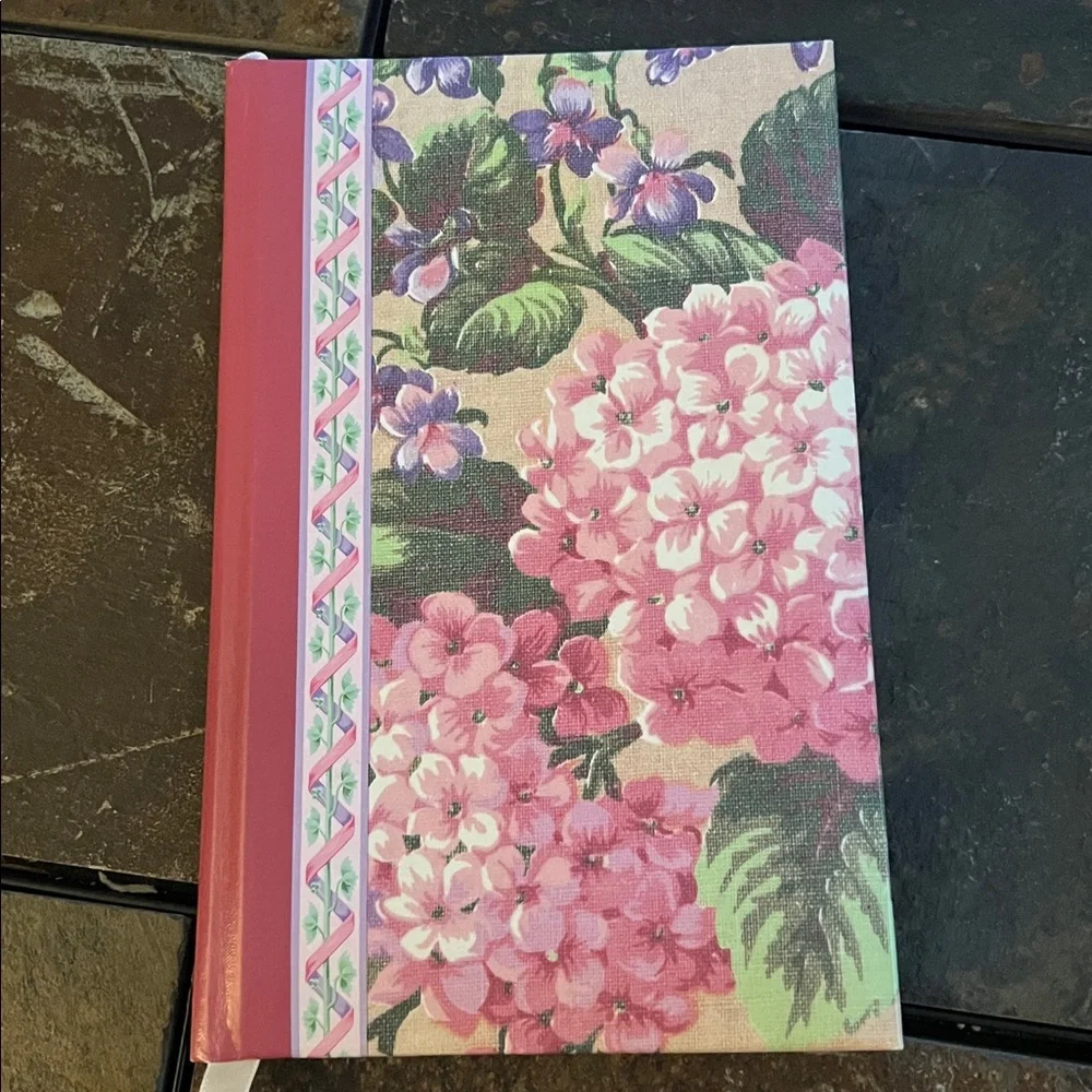 Whimsical Lantern Scene and Floral Hardcover Journals (set of 2 journals)